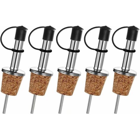 5x Bouchon bec verseur avec couvercle, Bouchons Becs Verseurs avec Couvercle