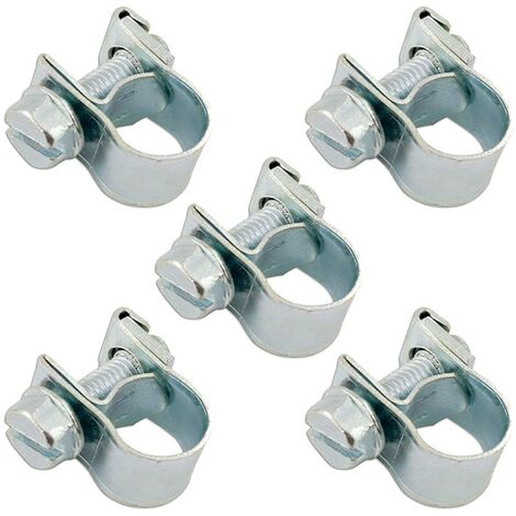 5x collier pour durite essence 15 à 17 mm en acier universel motoculture réparation