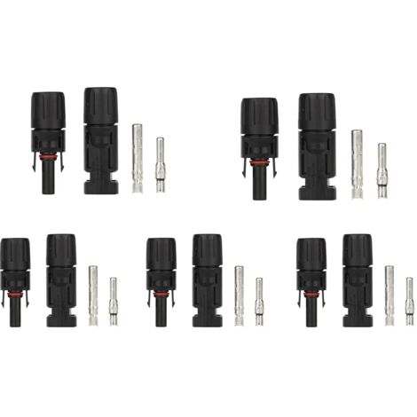 5x CONECTOR DE PANEL FOTOVOLTAICO CONECTOR MC4 PANEL SOLAR 30A