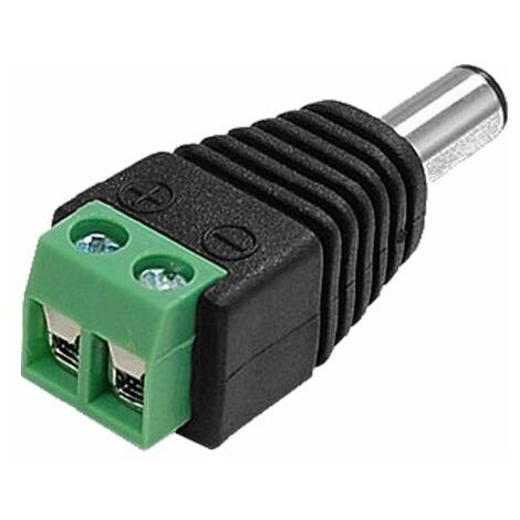 5X CONNETTORI ADATTATORI 12V BALUN BNC RCA JACK PER DVR TELECAMERE SORVEGLIANZA Non applicabile,5x ALIMENTAZIONEJACK MASCHIO