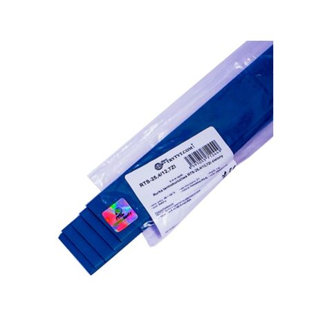 5x Guaine termorestringenti RTS 25.4/12.7 blu