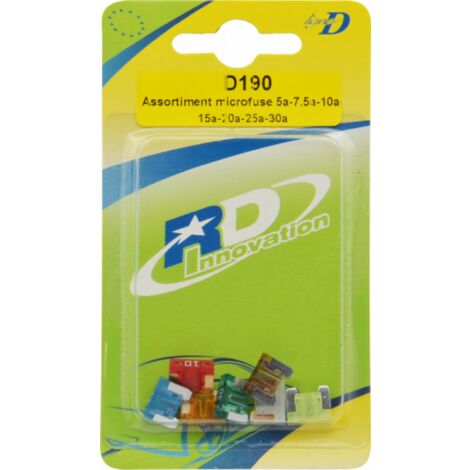 5x Micro-Fusibles Enfichables -x7-