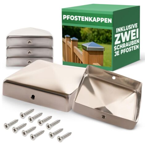 5x Novatool Beschläge 5x Pfostenkappen, 10x Schrauben