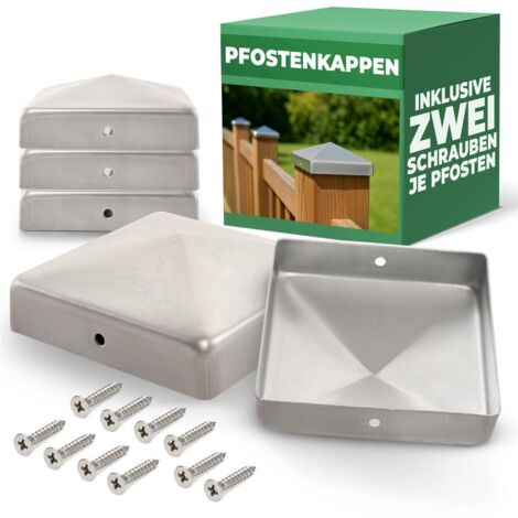 5x Novatool Beschläge 5x Pfostenkappen, 10x Schrauben