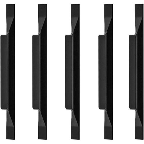 5x Poignées Européennes en Alliage D'aluminium Armoires de Cuisine Tire Poignées de Penderie Tirette Longueur Totale 300mm Distance du Trou 192mm