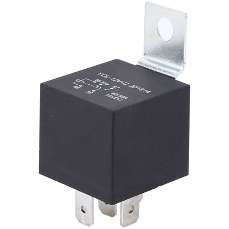 5x relais DC 12V 40A et support SPDT 5 fils pour véhicules automobile