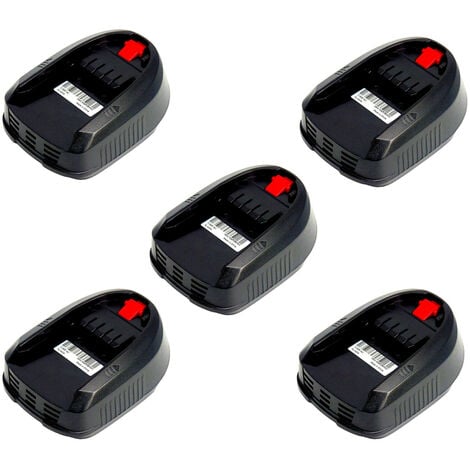 POWERWINGS 5X Replace Bosch Battery 14,4V 1500mAh for Bosch 14.4V PSR PSB 14.4 LI-2 PML 18 LI Series AL2215CV AL2204CV 2607336194