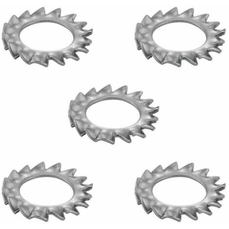 5x Rondelle éventail 3mm série AZ DIN 6798 A acier inoxydable A2