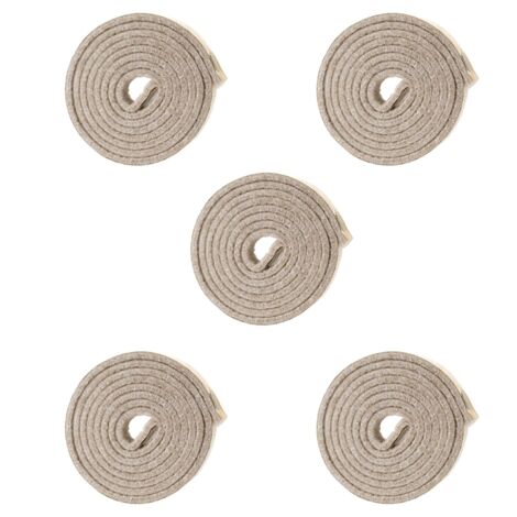 5X Self-Stick Heavy Duty Felt Roll for Hard Surfaces (1/2 Inch x 60 Inch), Cream White