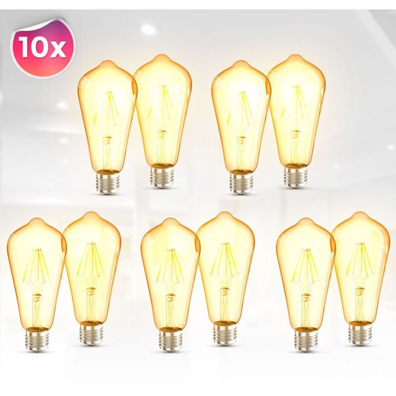 5x Set di 2 lampadine a led Lampadina industriale