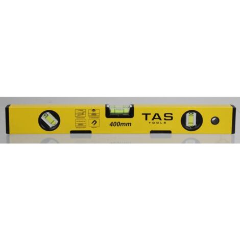 5x TAS Alu-Wasserwaage 40cm kurz 5er-Packung Aluminium Magnetisch mit Magnet 400mm