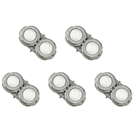 5X TêTes de Rasage Universelles en Acier Inoxydable avec Support ABS pour PQ182 PQ183 PQ206