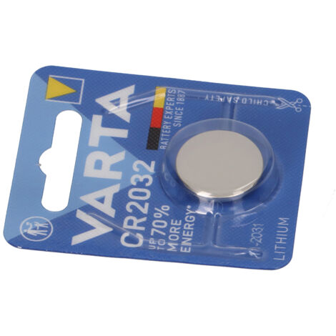 5x VARTA Lithium-Knopfzelle 3V CR 2032 DL 2032 ECR 2032 L14 EA - 2032C Lithium 5004LC