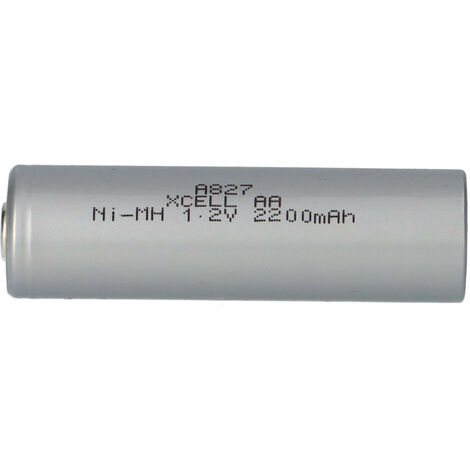 5x XCell Akku Mignon AA 2200 mAh 1,2V NiMh mit Z Lötfahne Flattop Hochstrom
