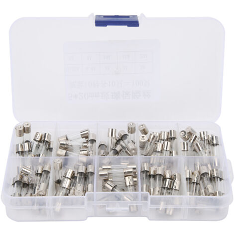5x20mm 100 Stück Schnellschmelzsicherung aus Glas - Schutz von elektronischen und elektrischen Schaltungen