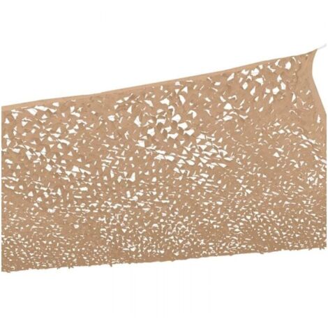 5x4m Rectangular Sun Shade Sail Sand Color Design Camouflage Sunshade Net Outdoor Camp Net YMYNY