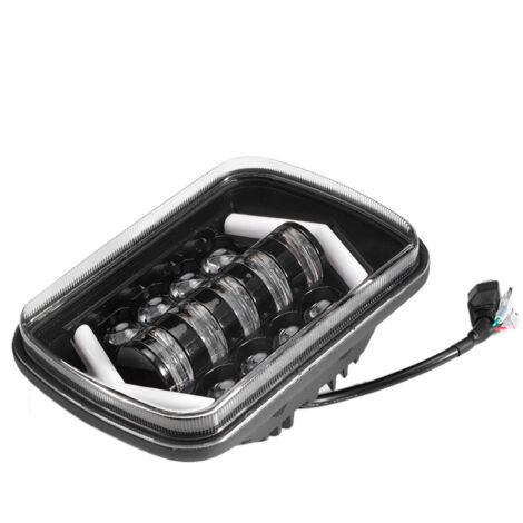 5x7in Scheinwerfer LED quadratisches Licht Fern-/Abblendlicht-Scheinwerfer passend für Jeep