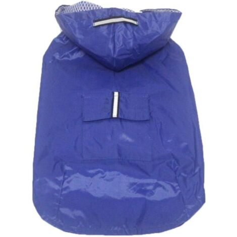 5XL Manteau Imperméable de pluie réfléchissant avec trou de laisse pour grands chiens