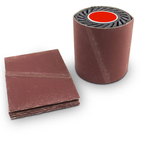 5xSchleifband Schleifpapier 800, 100x284mm zu Satiniermaschine Expansionswalzen