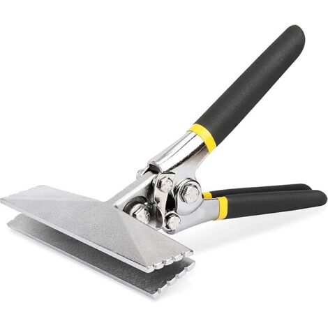 6" (150mm) Falzzange Bleich Bieger Handwerkzeug, Multifunktions Rutschfeste Blechzange Biegezange, gerades Metall Biegezangenwerkzeug mit Komfortgriff