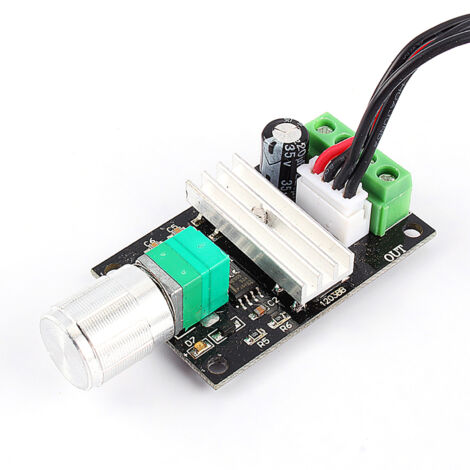 6-28V 3A PWM-Drehzahlregler für reversiblen Gleichstrommotor mit Schalter