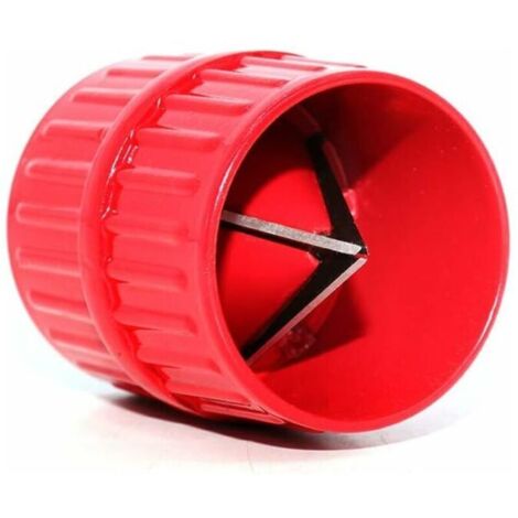 6-38 mm (1 Stück) Universeller Kupferrohr-Entgrater aus Kunststoff, 2-in-1, für den Innen- und Außenbereich