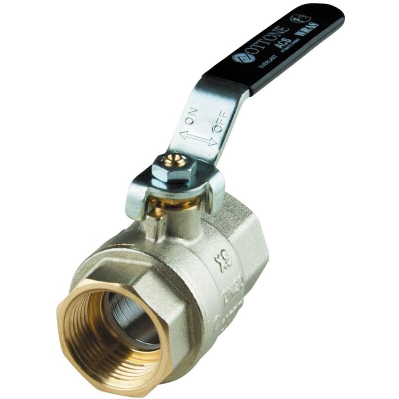 Ottone - 6/4' Inch FxF Water Lever Type Ball Valve Quarter Turn for Many Installations
