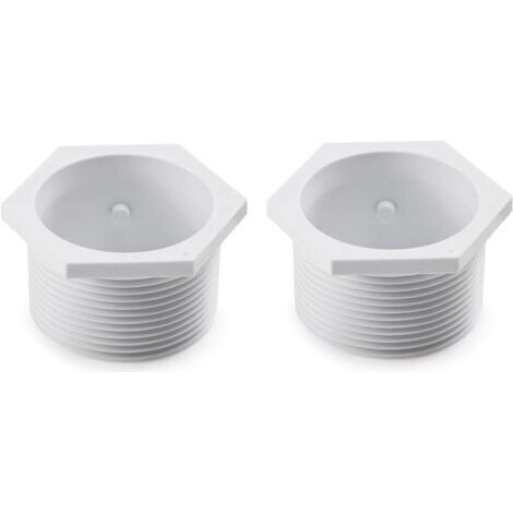 6-500-00 2er-Pack universelle Wandanschlüsse für Poolreiniger (UWF) – Exakter Ersatzteil für Polaris Poolreiniger 480, 380, 360, 280, 180, 165, 65 und Turtle
