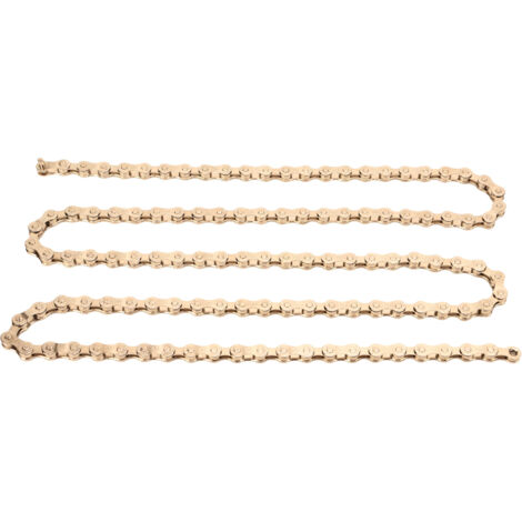 6/7/8-Gang-Fahrradkette, 116 Glieder, verschleißfester Kohlenstoffstahl, für Mountainbikes und Rennräder