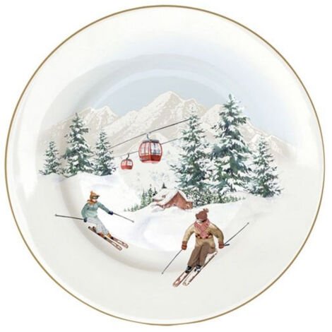6 Assiette à Dessert 19 Cm - Chalet - Easy Life