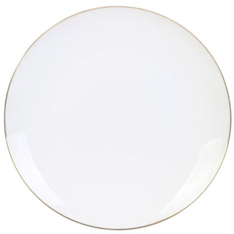 6 Assiette à dessert 20 cm Blanche - Royal - HOME DECO FACTORY - CMP