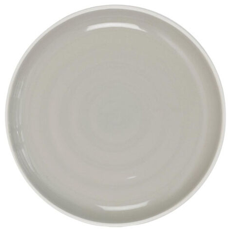 6 Assiette à dessert 20 cm Grise - Bicolore - HOME DECO FACTORY - CMP