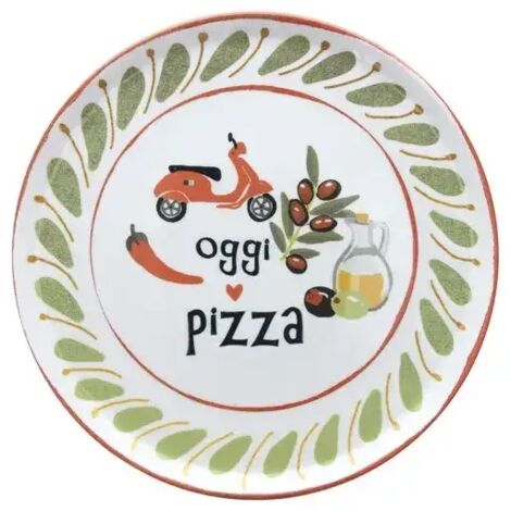 6 Assiette à Pizza 33 Cm - Cinzia Pizza - Tognana