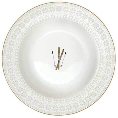 6 Assiette à Soupe 21.5 Cm - Chalet - Easy Life
