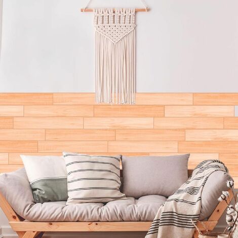 6 bandes de Stickers BOIS - 60 x 10 cm