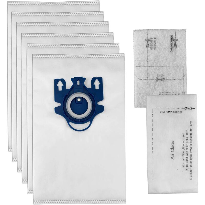 Image of 6 Beutel für Miele GN HyClean Efficiency Complete C3 Complete C2 Staubsauger