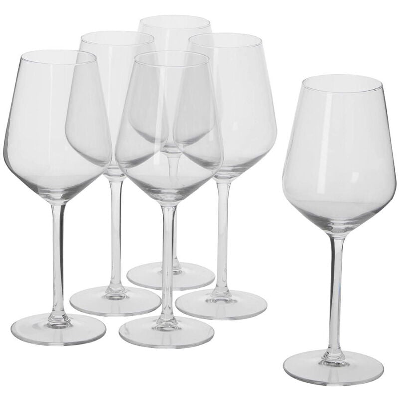 Image of Alpina - Bicchieri da Vino Bicchieri da Vino Bianco - Bicchieri da Vino 6 Pezzi - Bicchiere da Vino 37cl - Regalo di Compleanno - Regali Originali cod013