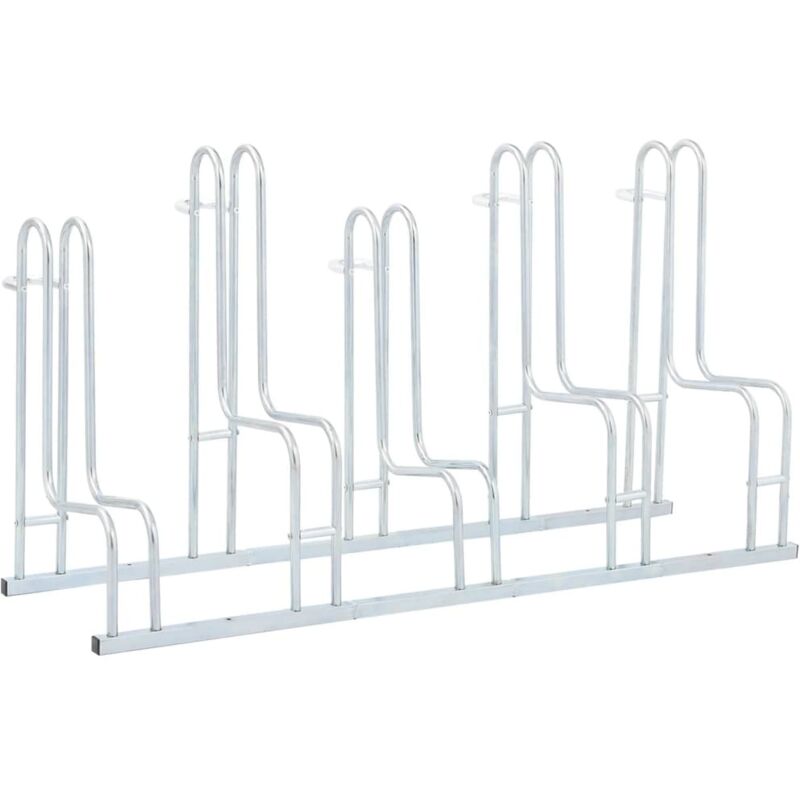 Vidaxl - Bicycle Stand for 5 Bikes Floor Freestanding Galvanised Steel