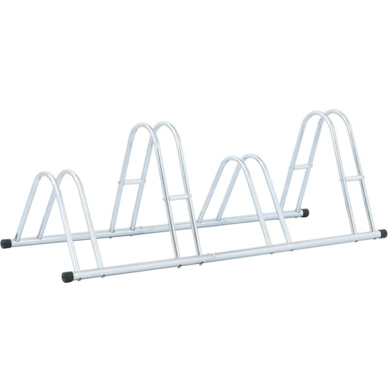 Vidaxl - Bicycle Stand for 4 Bikes Floor Freestanding Galvanised Steel