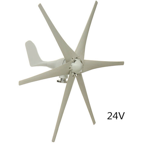 INSMA 6 Blades Wind Turbine Generator Horizontal Residential 24V