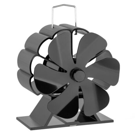 6-Blatt-Holzofenventilator für Holzöfen, Kamine, Gas-, Pellet- und Holzöfen.
