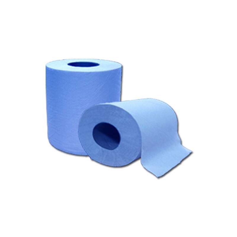 

6 Bobina Papel secamanos Azul 120 Mts