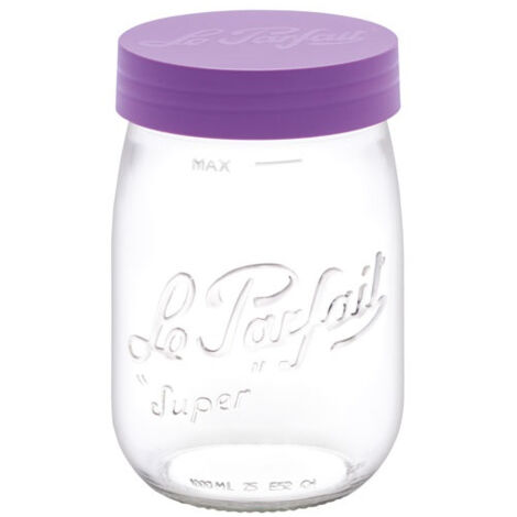6 Bocal 1 L Violet - Color Vis - Le Parfait