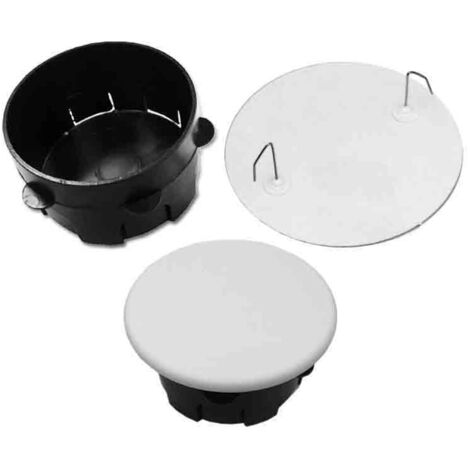 6 Boîte Ronde à Encastrer ø100x50mm Avec Griffe Métallique Solera 513