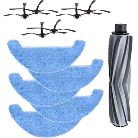 6 Brosses Latérales + 5 Tampons De Nettoyage 1 Brosse Centrale Pour AMIBOT Animal H2O Connect