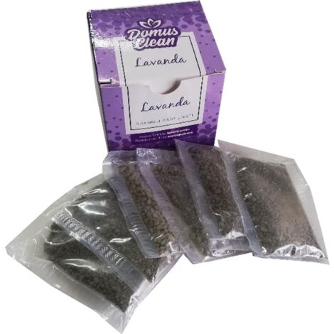6 BUSTINE CRISTALLI GRANULI PROFUMATI LAVANDA PER ASPIRAPOLVERE