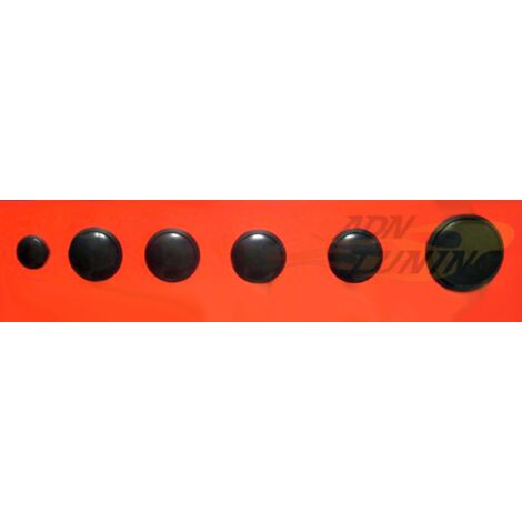 6 Cache trou Antenne ABS - Noir