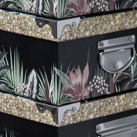 6 cajas esquineras de metal lady jungle - 5five