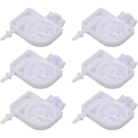 6 Cartouches d'encre compatibles Epson DX5 DX6 DX7 pour imprimantes 4800 4880 7800 7880 9800 - Blanc