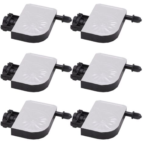 6 Cartouches d'Encre Haute Résistance en Polypropylène pour Imprimantes Epson DX5 DX6 DX7 4800 7800 7880 9800 - Recharge Durable